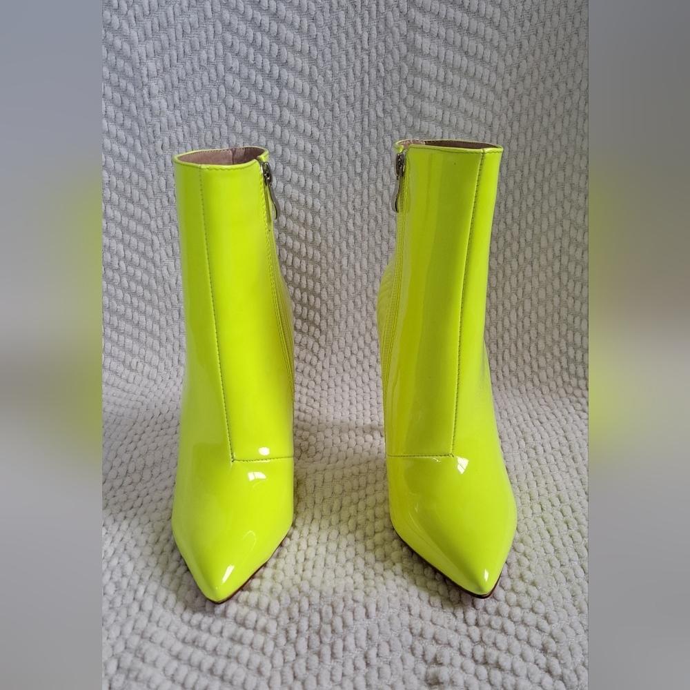 Neon Yellow Stilleto Boots